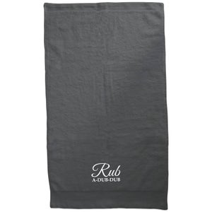Rub A Dub Dub Embroidered Towel