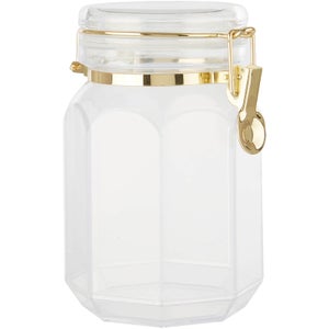 Gozo Octagonal Canister with Clip Lid - Large