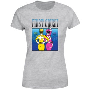 Camiseta Power Rangers First Crush - Mujer - Gris