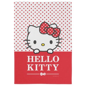 Hello Kitty Red Polka Dots Tea Towel