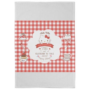 Hello Kitty Let Us Have Some Tea Tea Towel