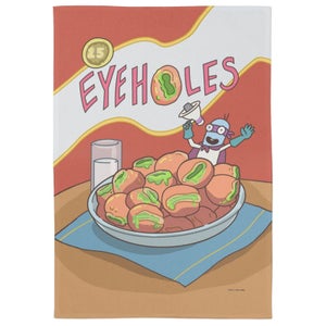 Rick And Morty Eyeholes Tea Towel