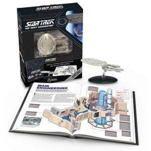 Eaglemoss Star Trek The Next Generation: The U.S.S. Enterprise NCC-1701-D Illustrated Handbook Plus Collectible Hardcover