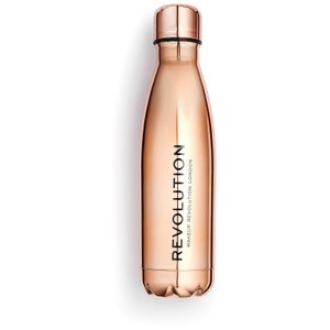 Makeup Revolution Water Bottle - Rose Gold Finish