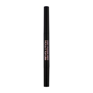 Makeup Revolution Duo Brow Pencil - Medium Brown