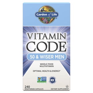 Vitamin Code 50 and Wiser Men 240 cápsulas