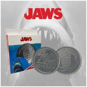 Jaws Metal Drinks Coasters