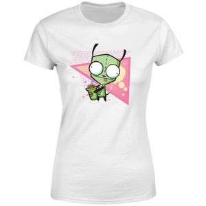 Camiseta Invader Zim Gir - Mujer - Blanco