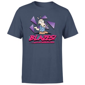 T-Shirt La vita moderna di Rocko Rocko Blazes! - Blu Navy - Uomo