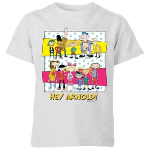 Hey Arnold Guys & Girls Kinder T-Shirt - Grau