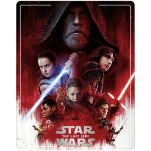 Star Wars Episodio VIII: Los últimos Jedi - Steelbook 4K Ultra HD exclusivo de Zavvi (la edición de 3 discos incluye Blu-ray)