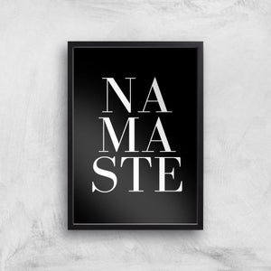 Kubistika Namaste Giclee Art Print