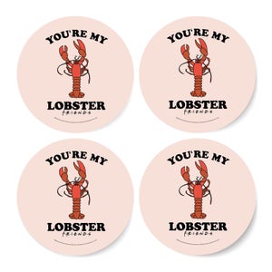 Friends You're My Lobster Coaster Set