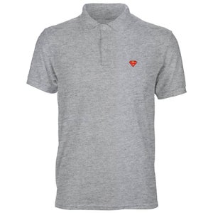 DC Superman Unisex Polo - Grey