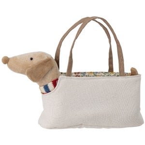 Bloomingville MINI Dog in a Bag Soft Toy