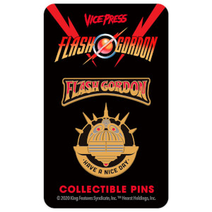 Flash Gordon Limited Edition Hard Enamel Pin Set 2 by Florey