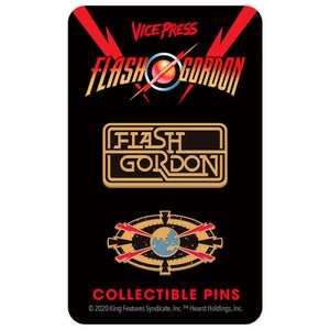 Flash Gordon Limited Edition Hard Enamel Pin Set 4 by Florey