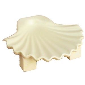 Los Objetos Decorativos Seashell Plate - Lime