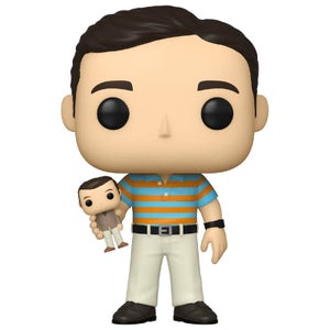 Funko Pop! Movies: 40 Anni Vergine - Andy holding Oscar with Chase