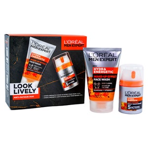 L'Oreal Paris Men Expert Look Lively Anti-Fatigue Duo Giftset (Worth ￡15.00)