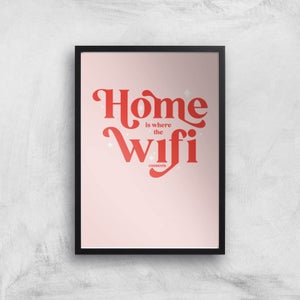 Hermione Chantal Light Home Is Where The Wifi Is Giclee Art Print