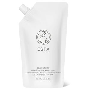 ESPA Essentials Cleansing Hand and Body Wash 400ml - Ginger and Thyme