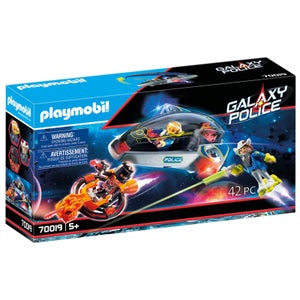 Playmobil Galaxy Véhicule volant des policiers de l'espace (70019)