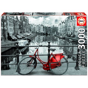 Amsterdam Black & White Jigsaw Puzzle (3000 Pieces)