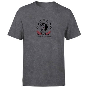 Sonic The Hedgehog Rings Unisex T-Shirt - Black Acid Wash