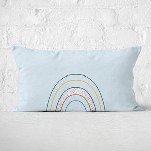 Abstract Rainbow Rectangular Cushion