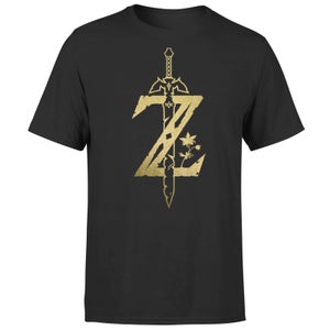 Nintendo Limited Edition Zelda Metallic Unisex T-Shirt - Black