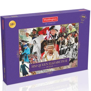 1000 Piece Jigsaw Puzzle - HM Queen Elizabeth II Montage Edition