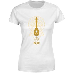 Donjons & Dragons Bard femme t-shirt - blanc