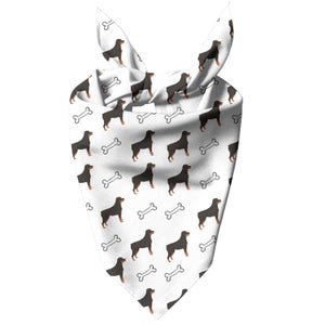 Rottweiler & Bones Pet Bandana