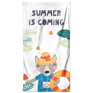 Summer Is Coming Beach Towel