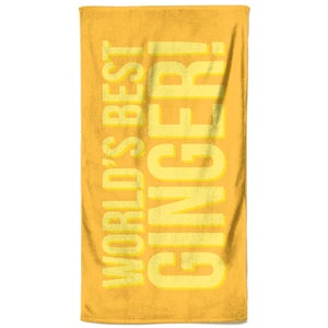 World's Best Ginger Beach Towel