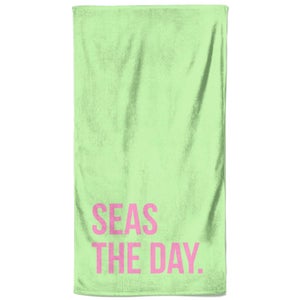 Seas The Day Beach Towel