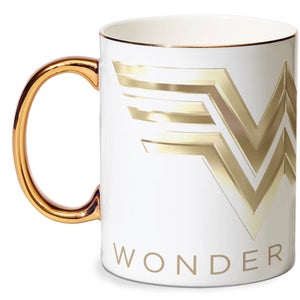 Wonder Woman Bone China Goud Handle Mug
