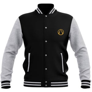 Borderlands 3 Fustercluck Psycho Krieg Women's Varsity Jacket - Black / Grey