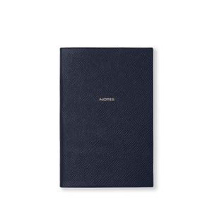 Smythson Chelsea Notes Notebook - Navy