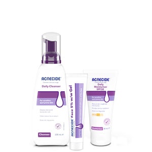 "The Spot-On" kit - Complete Daily Skincare Set with Acnecide Leave-On Facial Acne Spot Treatment