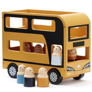 Kids Concept Double Decker Bus - Yellow