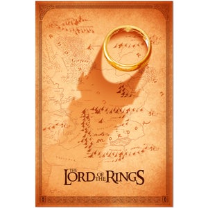 Lord of the Rings Foil Screenprint by Doaly