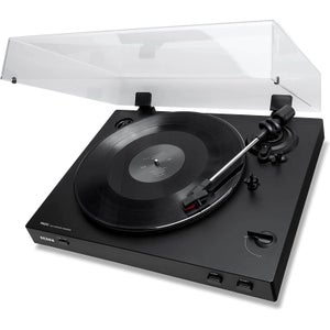 ION Audio Pro80 - Fully Automatic Turntable/Vinyl Record Player with 2 Playback Speeds, Quiet Belt-Drive System, Dustcover & Coaxial Audio Output