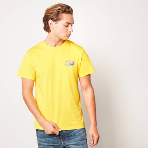 Zurück in die Zukunft 35 Hill Valley Front Unisex T-Shirt - Gelb