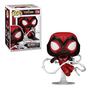Marvel Spiderman Miles Morales Red Suit Pop! Vinyl