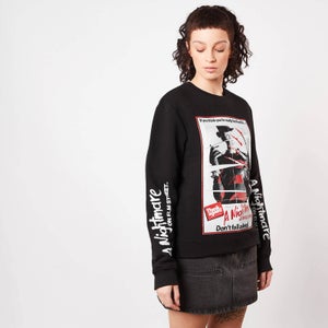 A Nightmare On Elm Street Don't Fall Asleep Women's Sweatshirt - Zwart