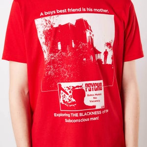 Camiseta Psycho Mother Knows Best - Rojo - Hombre