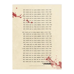 The Shining All Work And No Play Chopping Board