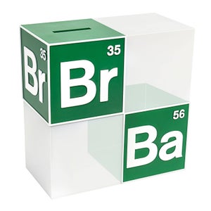 Breaking Bad Money Bank/Bookend BrBa Logo